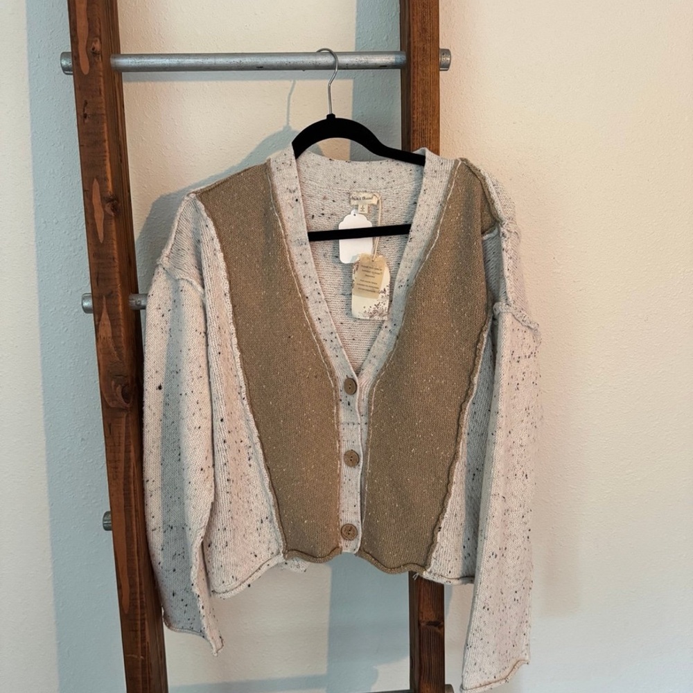 Hem & Thread Funfetti Block Cardigan - Picture 2 of 4